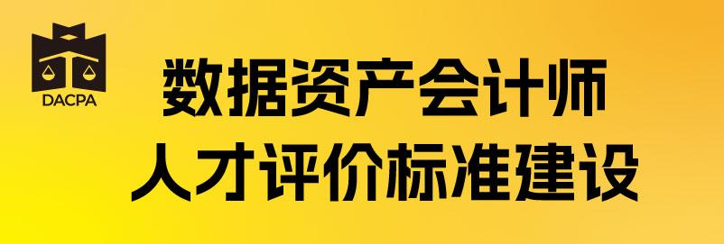 数据资产会计师 人才评价标准建设